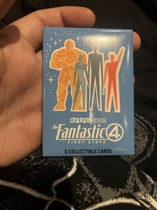 FANTASTIC FOUR COLLECTABLE CARD PACK  OF 5 4DX *MOVIE PROMO PACK LIMITED EDTION*