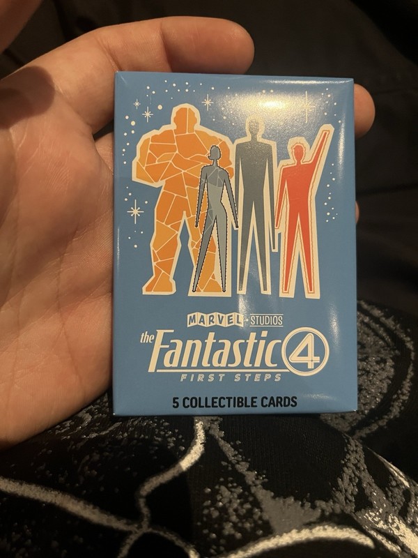 FANTASTIC FOUR COLLECTABLE CARD PACK  OF 5 4DX *MOVIE PROMO PACK LIMITED EDTION*