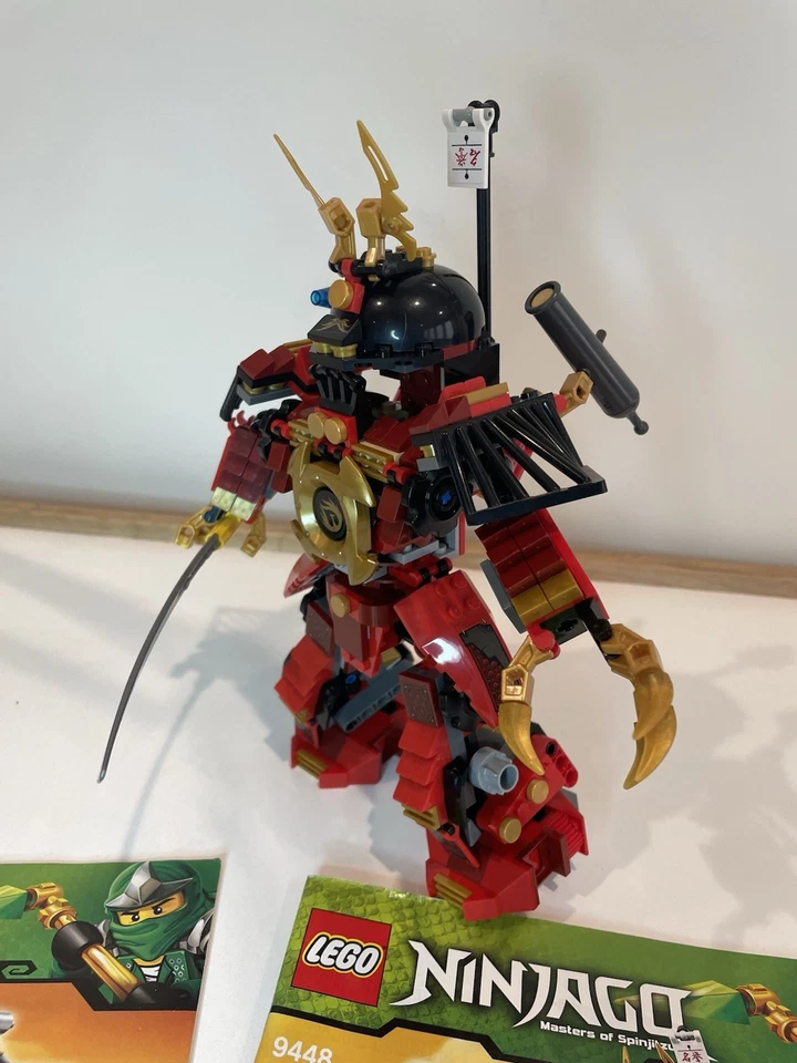 Lego 9448 Ninjago Samurai Mech 99% Completo con Manuales Sin Minifiguras Foto 4 de 4