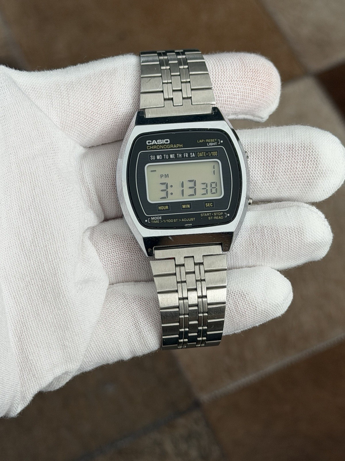 Rare Vintage Casio 110QS-37 Men’s Digital Chronograph Sports Watch JDM 1970s