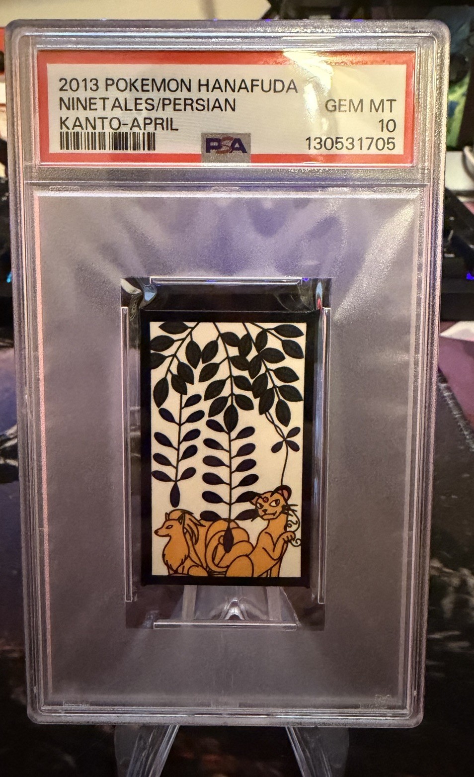 Pokemon Card Ninetales Persian Kanto April Hanafuda 2013 PSA 10 GEM MINT