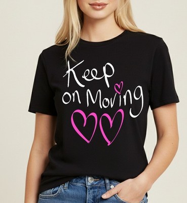 Five Boy Band T-Shirt Keep On Moving Style Damen 2026 I love Five Geschenk Top Tee