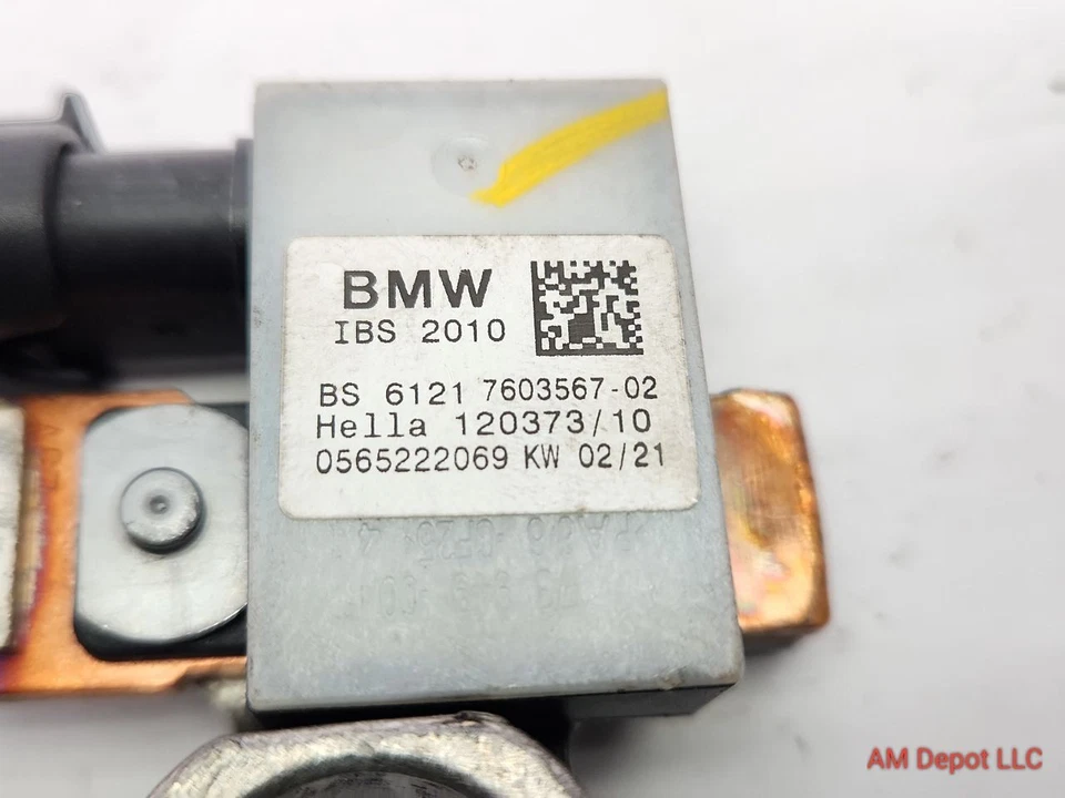 BMW 535xi 535i 528i 2008 528xi E60 E61 cable de batería negativo IBS 12427603567 Foto 4 de 4
