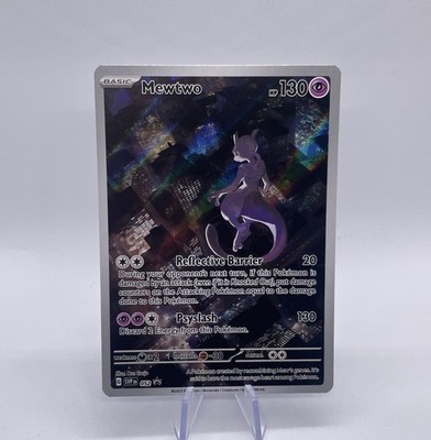 Mewtwo SVP-EN 052 Full Art 2023 Pokémon Black Star Promo 151 UPC