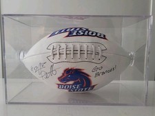 Austin Pettis #2 Autographed Football BSU Boise State BRONCOS Football (B3-CL)