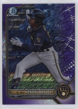 2022 Bowman Chrome Prospects Purple Shimmer Refractor 180/250 Hendry Mendez 19bb
