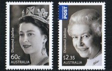 Australia Stamp 3676-3677  - Reign of Queen Elizabeth