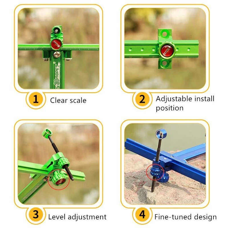 Archery Recurve Bow Sight 1Pin Aluminum 6"  T Shape Target Hunting Shoot RH LH - Image 4 of 4