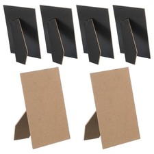 Easel Back Picture Frame Back Stand for 6" DIY Photo Board 6 Pcs  Black