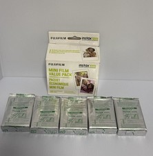 Fujifilm Instax Mini Instant Film 50 Exposures 5 Packs EXP:02/2021/Open Box/Read
