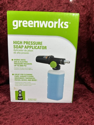 #ad NEW Greenworks High Pressure Soap Applicator for Pressure Washer $11.99