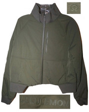 Lululemon Cropped Insulated Bomber Jacket sz 4 Water Repellent Warm 198 MSRP