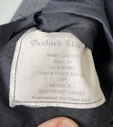 Men's Oxxford slacks, medium gray, pleated, cuffed, lined, 38x30 — photo 9