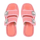 Womens Rhinestone Flip Flop Flat Slide Sandals Platform Mules Slippers Shoes US9 — photo 1