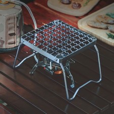 Parrilla de barbacoa portátil de acero inoxidable plegable camping carbón barbacoa parrilla de barbacoa