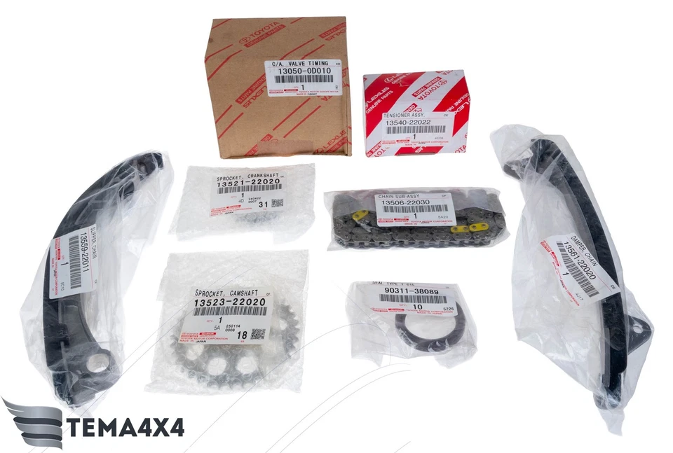 Genuine OEM Timing Chain Kit for Toyota Celica Corolla MR2 Matrix 1.8L, 1ZZFE - Image 2 of 3