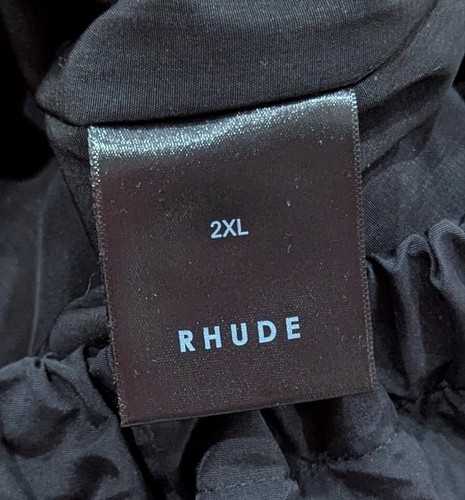 $1148 Mens RHUDE Colorblock Track Jacket Blood Orange 2XL - Picture 8 of 10