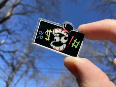 The Amazing Digital Circus Acrylic Pin Caine Censor Bar Bleep By GaviDraws Etsy