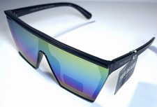 TRUE RELIGION Black Rainbow Lens Shield TR57993 Sunglasses