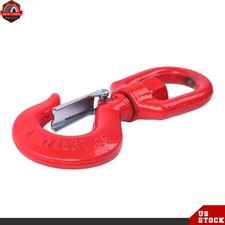 3Ton Locking Swivel Hook G80 Heavy Duty Swivel Lifting Hook Rigging For Hoisting
