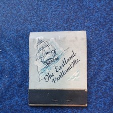 THE EASTLAND PORTLAND ME...AND CARPENTERS MANCHESTER NH..60S .UNSTRUCK MATCHBOOK