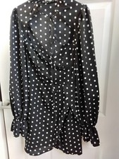 PRETTYLITTLETHING Long Sleeved Dress Size 10