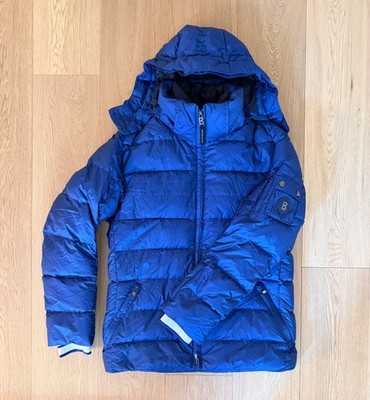 Bogner Simon-D Men s Ski Jacket Blue Size 36 XS with Down Waterproof Hood