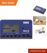 Compact MA-2 Digital Metronome   30 Larger Display, Crisp Sound for Musicians
