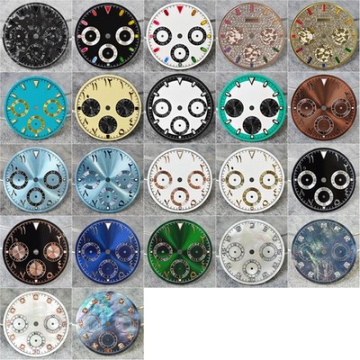 Sky Blue 29.5mm Modified Watch Dial Accessory for VK63 Quartz Movement