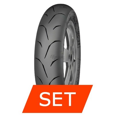 Reifenset Mitas MC-34 Supersoft für Piaggio Sfera Restyling (C01) 90/90-10