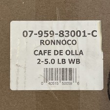 Ronnoco Handcrafted Coffee Café de Olla Whole Bean 5 lb Bag Mexican Style Coffee 10.00 per pound