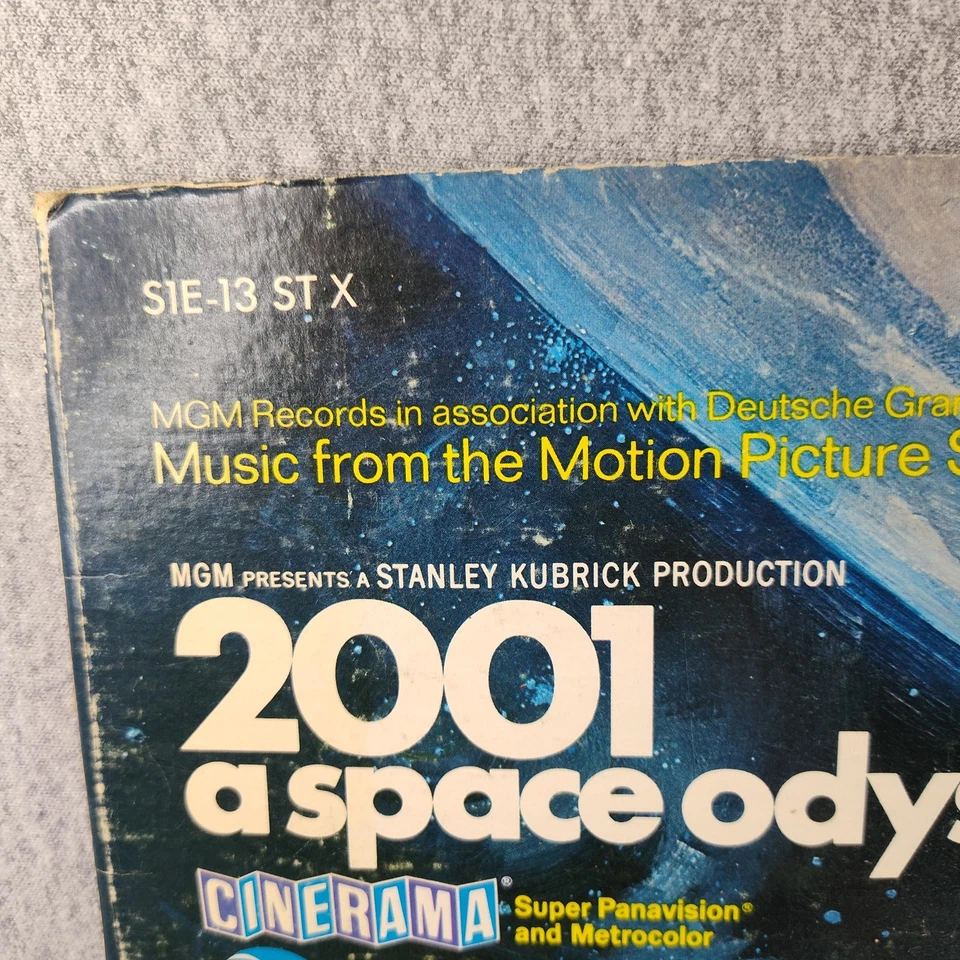 Vintage 2001 A Space Odyssey Soundtrack LP Vinyl MGM Stereo SIE 13 ST USA OST Foto 3 de 4