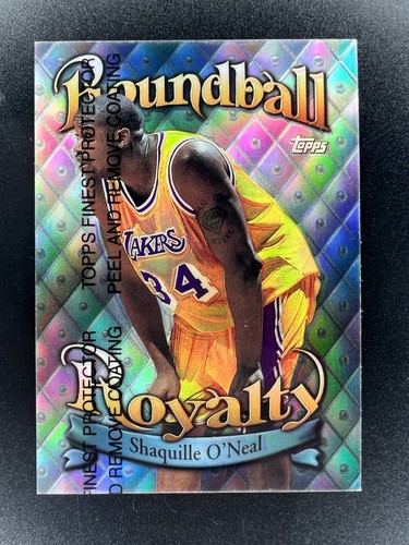 Shaquille O'Neal [Refractor] #R9 1998 Topps Roundball Royalty card
