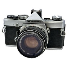 Olympus OM-1 Camera Body  F.ZUIKO AUTO-S 50mm f/1.8 Lens Set Used