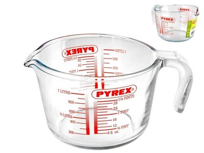 Pyrex Measuring Jug 1 L Graduated In Glass