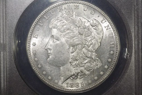 1885-S Morgan Dollar, ANACS AU-55