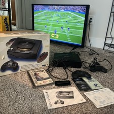 Sega Saturn System MK-80000 Console Complete in Box  W/ Madden 97