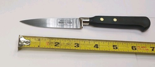 Vtg Imperial Stainless "Granny's Parer" 3" Knife W/ Blk Nylon Handle, F/ Taiwan