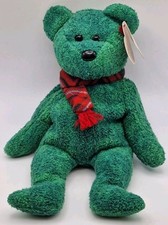 Ty Beanie Babies Wallace The Scottish Bear Tartan Scarf 