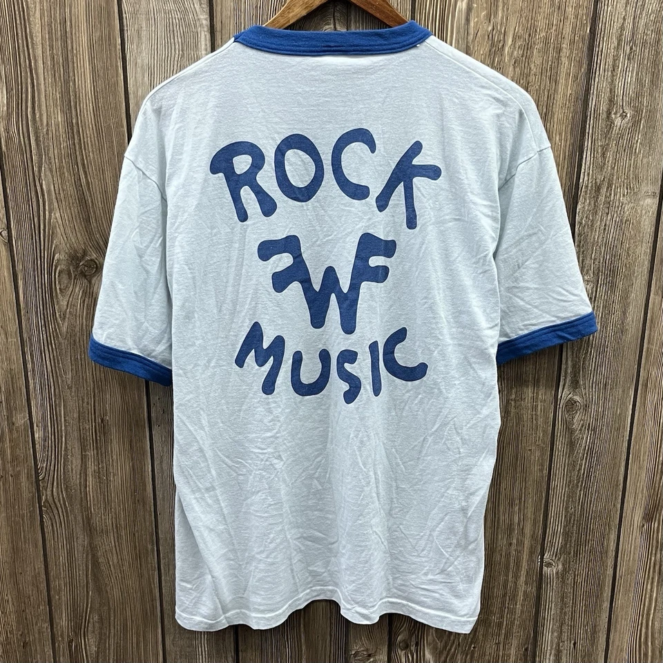Camiseta De Colección Weezer Música Rock Gráfica Concierto Timbre Blanco Azul Para Hombres XL Foto 2 de 4