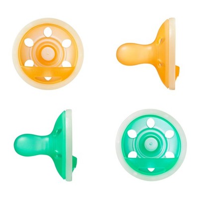 Newborn Nighttime Pacifiers - Tommee Tippee Breast Like Glow Dark 4 Pack