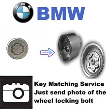 BMW LOCKING WHEEL BOLT WHEEL NUT MASTER KEY REMOVER ALL NUMBERS MATCH SERVICE