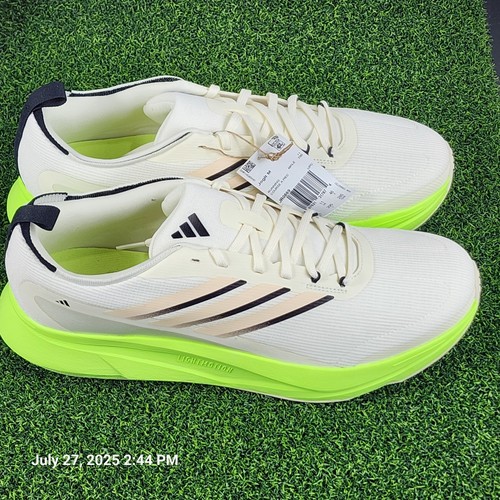 Adidas Joglt Running Shoes Mens 11.5 White Yellow Sneaker New With Box JR0869 - Picture 3 of 7