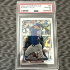 2014 Bowman Chrome #23 Rougned Odor Rookie RC PSA 10 Gem Mint Rangers Pop 14