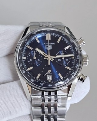 Tag Heuer Carrera Chronograph 39mm Blue Dial Steel Men's Watch CBS2212.BA0048