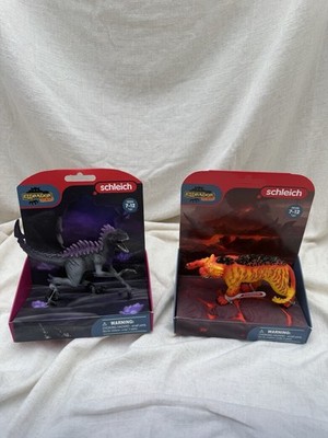 Schleich Eldrador Creatures Lava Tiger & Raptor Figures 70148 70154