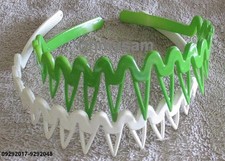 CLOSEOUT 2 2 NEW SOLID COLOR PLASTIC HARD HEADBAND / JUMBO COMB 1 1/2 " TEETH L