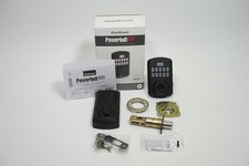 Kwikset 992500-004 Powerbolt 250 Keypad Matte Black Electronic Deadbolt Lock