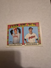 GAYLORD PERRY & SHANE BIEBER 2021 TOPPS HERITAGE THEN & NOW #TH-4 FREE SHIPPING 