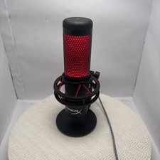 HyperX QuadCast S USB Condenser Microphone HX-MICQC-BK RGB Shock Mount